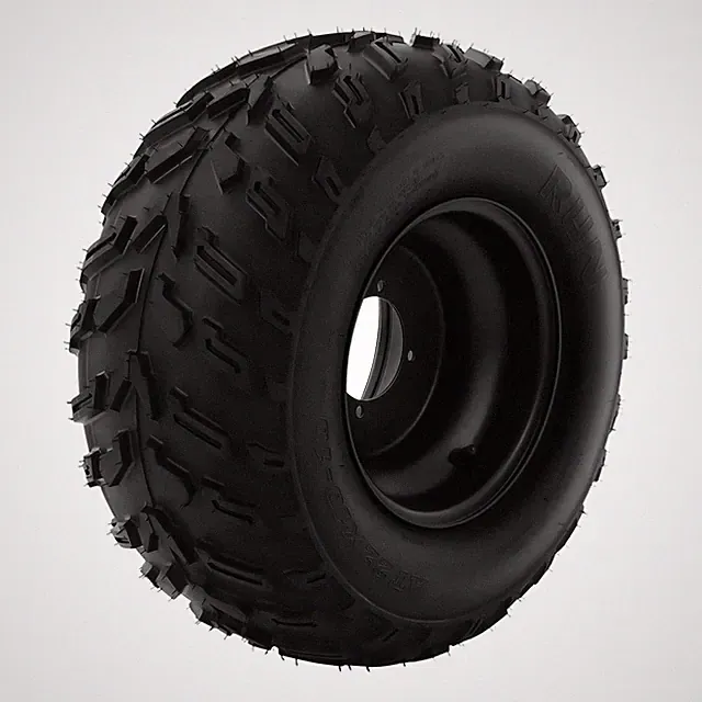 22x10-10 Mini Bike Tire 10" ATV Wheel Rim Tubeless All-terrain Go Kart
