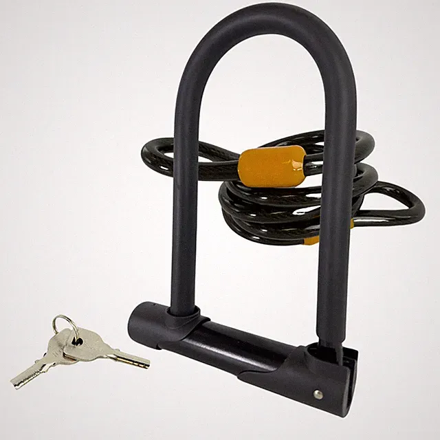 Bike U Lock and Cable Pro Anti-Theft 4Ft Chain U Lock for Bike Ebike Scooter
