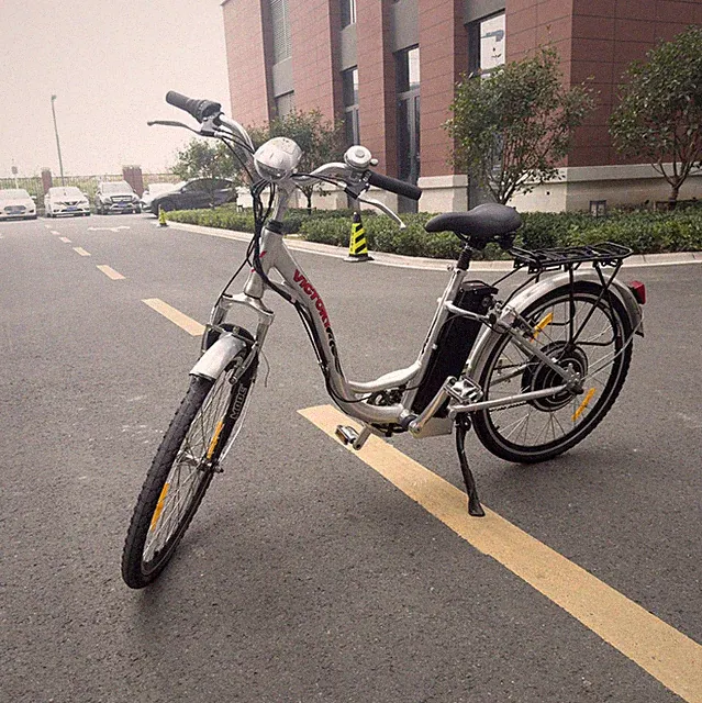 Electric City Bike Aluminum Alloy Frame 6-Speed Gear 36V/250W