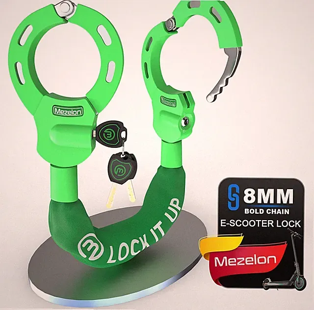 Electric Scooter Lock, 8Mm Chain Lock Bike Locks Heavy Duty anti Theft