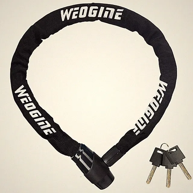 Heavy Duty Anti Theft Bicycle Chain Lock 2.72 Ft Security Bike Lock Chain