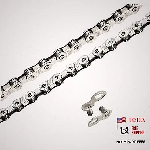 Heavy Duty Ebike Chain 136 Links, High Tensile Anti-Break Anti-Rust 6/7/8 Speed