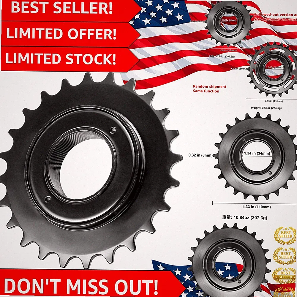 High-Tensile Steel 24T Bicycle Freewheel for Unmatched Durability & Performance