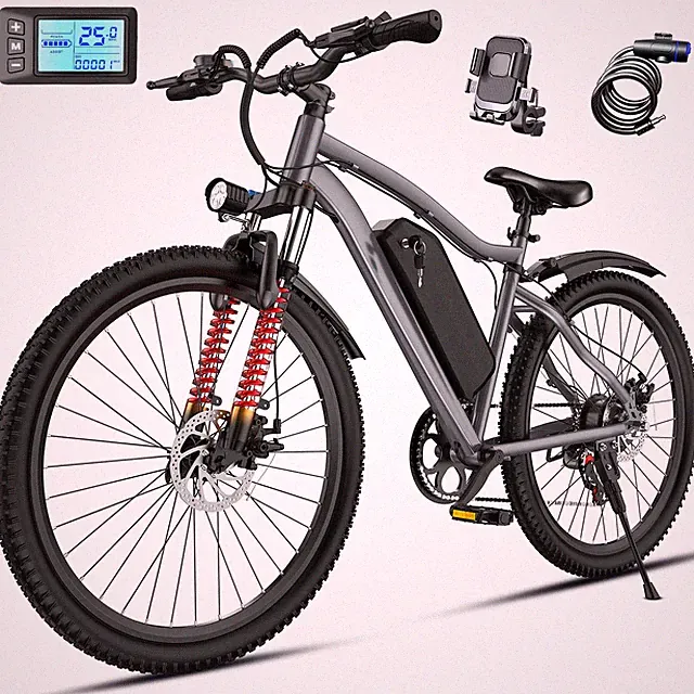 Road Electric Bike 720W Motor Top Speed 25MPH 48V 13AH Battery 50 Miles