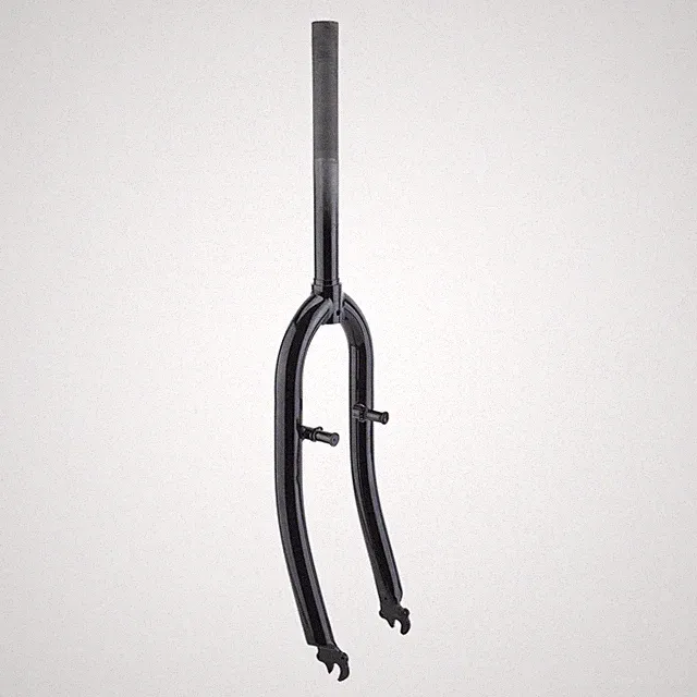 Sunlite Cruiser 26in Hi-Tensile Steel Threaded Fork with 60mm Rake & Canti