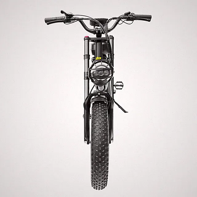 Urban Retro Model - Electric Bicycle, Including The Last Leg, Excluding Islands