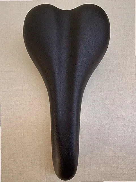 🚴 VELO Comfort Bicycle Saddle Seat Black Steel Rails MTB Road Hybrid Bike